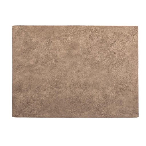 Suport farfurie din imitație de piele ZicZac Troja Rectangle, 33 x 45 cm, maro