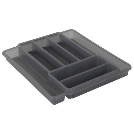 Organizator sertar pentru tacâmuri din plastic 39,7 x 34 cm Domino - Rotho