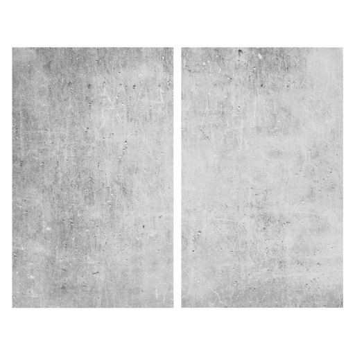 Protecții de aragaz 2 buc. din sticlă temperată 52x30 cm Concrete – Allstar