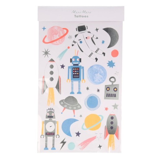 Folie de tatuaje pentru copii Space – Meri Meri