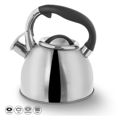 Ceainic inoxidabil cu fluier Orion Darek, 2,7 l