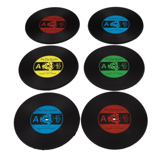 Set 6 suporturi din silicon pentru pahar Rex London Record
