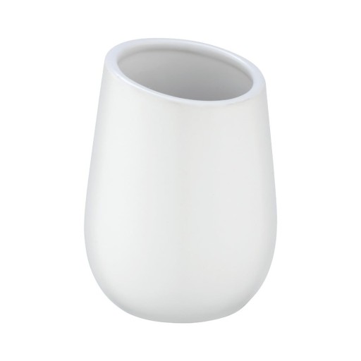 Suport din ceramică pentru periuțele de dinți Wenko Badi, alb