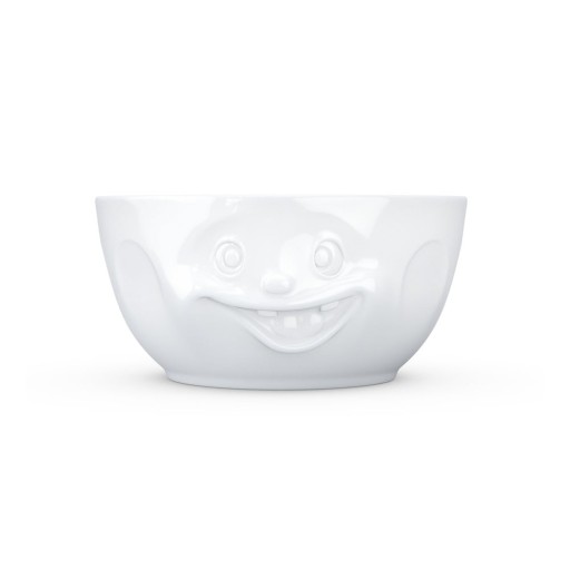 Bol mare din porțelan 58products Out of Control, alb
