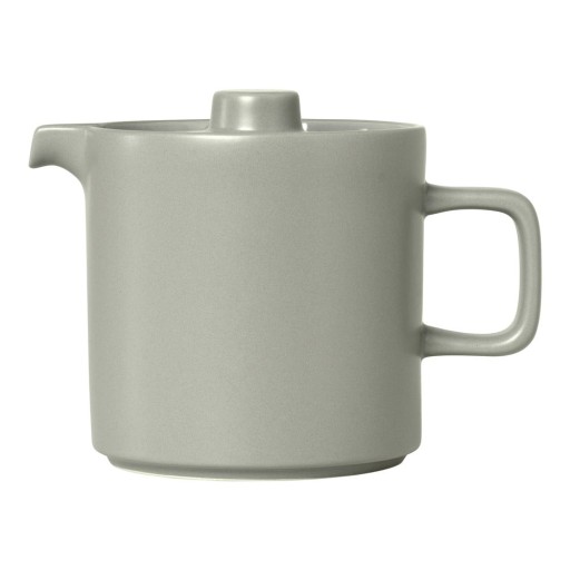Ceainic din ceramică Blomus Pilar, 1 l, gri deschis