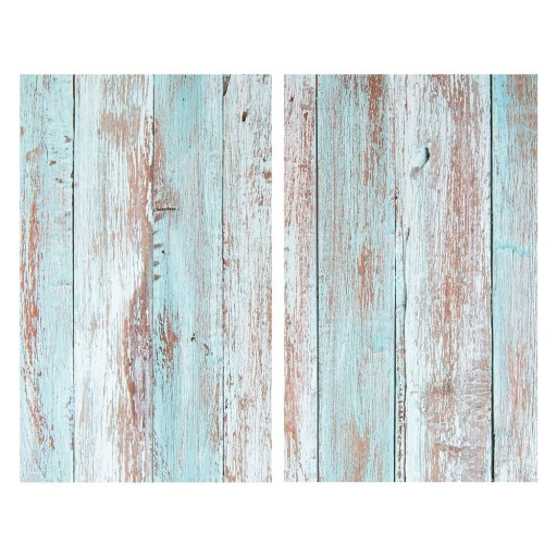 Protecții de aragaz 2 buc. din sticlă temperată 52x30 cm Blue Wood – Allstar