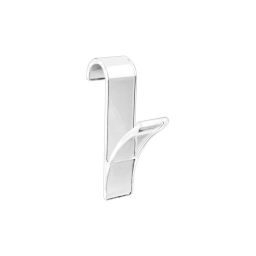 Set 2 cârlige transparente pentru prosoape Wenko Radiator