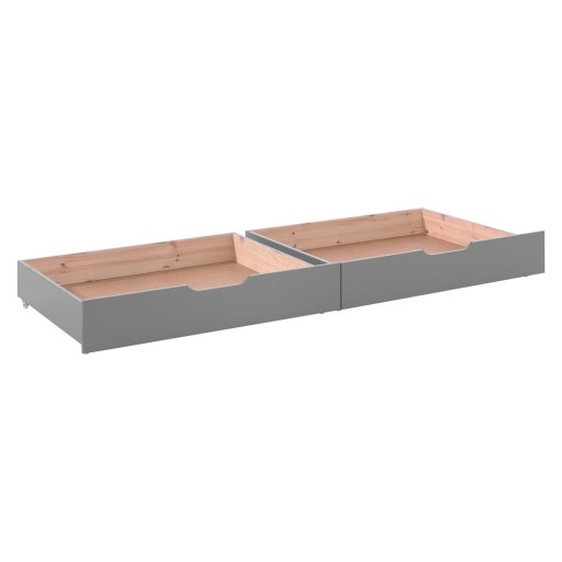 Sertare pentru sub pat de copii gri 2 buc. PINO – Vipack
