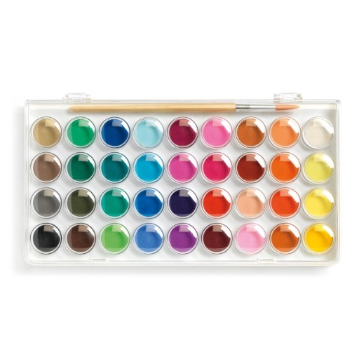 Set 36 acuarele Djeco Maxi