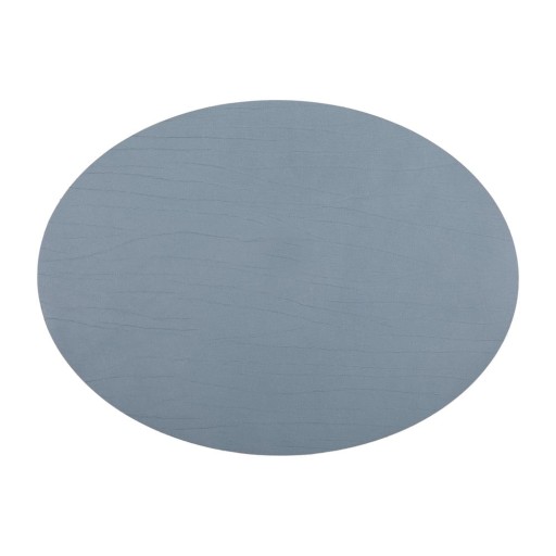 Suport farfurie din piele reciclată ZicZac Titan, 33 x 45 cm, albastru