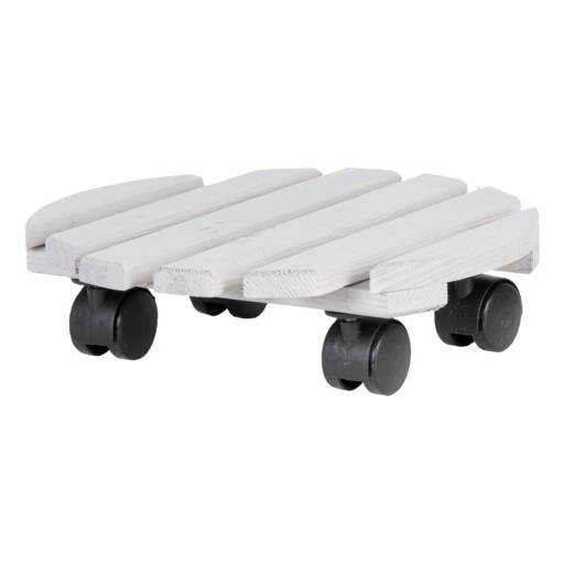 Bază mobilă pentru ghiveci din lemn ø 29 cm (înălțime 8 cm) Indoor & Outdoor – Esschert Design