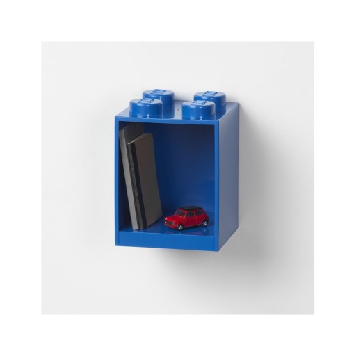 Raft de perete pentru copii LEGO® Brick 4, albastru