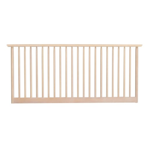 Tăblie de pat în culoare naturală din lemn masiv de stejar 194x84 cm Riggins - Rowico