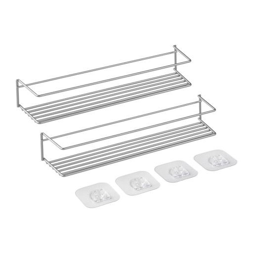 Set de 2 rafturi de perete pentru condimente Metaltex