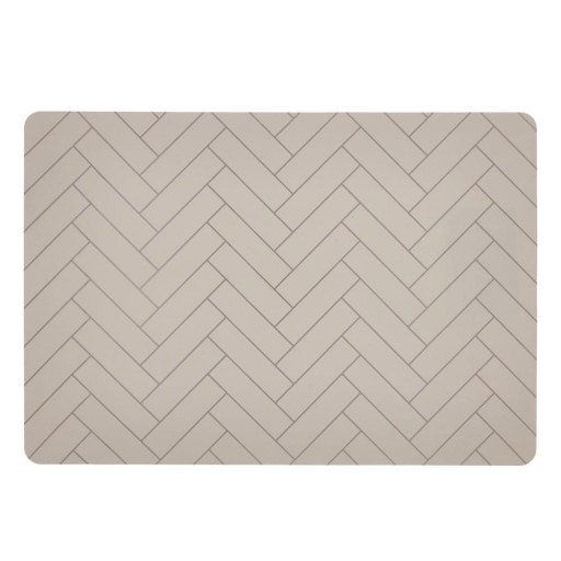 Suport din silicon pentru farfurie Södahl Tiles, 33 x 48 cm, bej