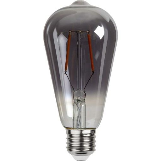 Bec LED/cu filament E27, cu lumină caldă 2 W Plain Smoke – Star Trading
