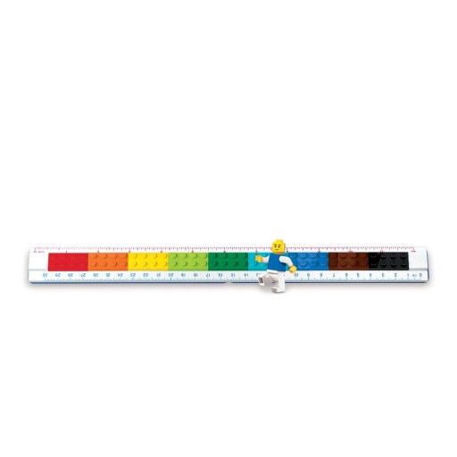 Riglă pliabilă cu minifigurină LEGO®, 30 cm