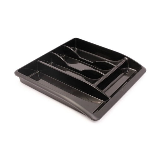 Organizator pentru tacâmuri Addis Classic, 40 x 38,5 cm, negru