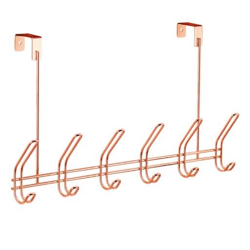 Cuier de ușă arămiu din metal 48 cm Classico – iDesign