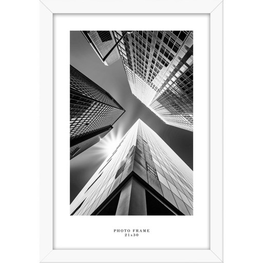 Ramă foto de perete Styler Floryda, 24 x 33 cm, alb