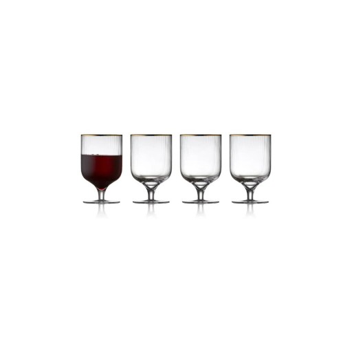Set 4 pahare pentru vin Lyngby Glas Palermo, 300 ml