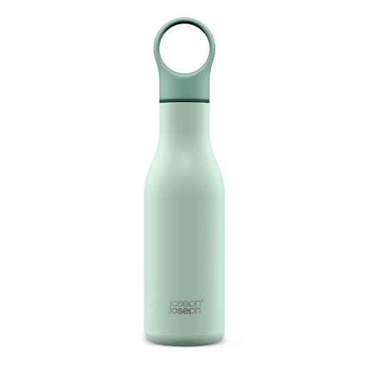 Sticlă verde-mentă de călătorie din oțel inoxidabil 500 ml Loop – Joseph Joseph