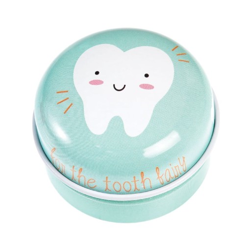 Cutie metalică pentru dinții de lapte Rex London Tooth Fairy, albastru