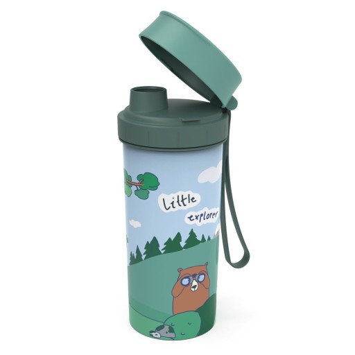 Sticlă pentru copii verde 400 ml Memory Kids - Rotho