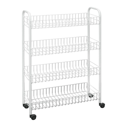 Raft mobil din metal alb 23x84 cm - Metaltex