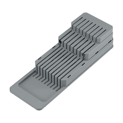 Suport de depozitare a cuțitelor Metaltex, gri