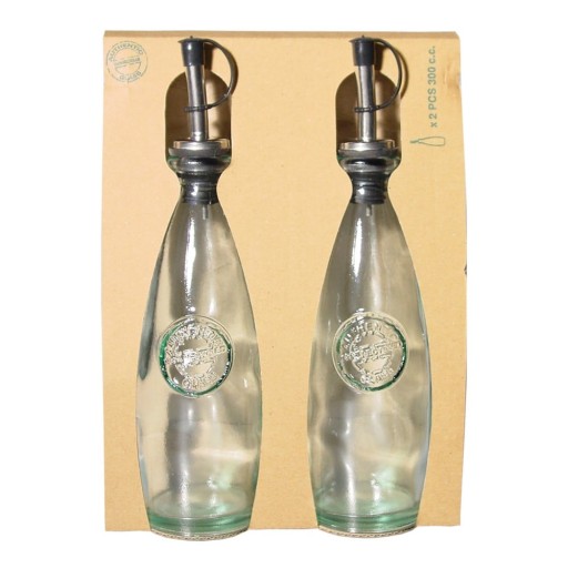 Recipiente din sticlă reciclată pentru oțet și ulei Ego Dekor Authentic, 300 ml