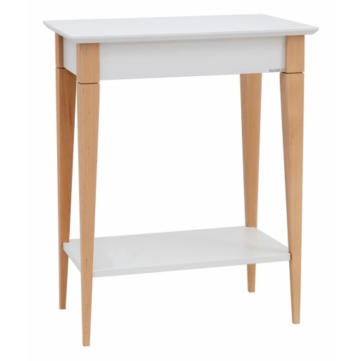 Masă tip consolă Ragaba Mimo, lățime 65 cm, alb