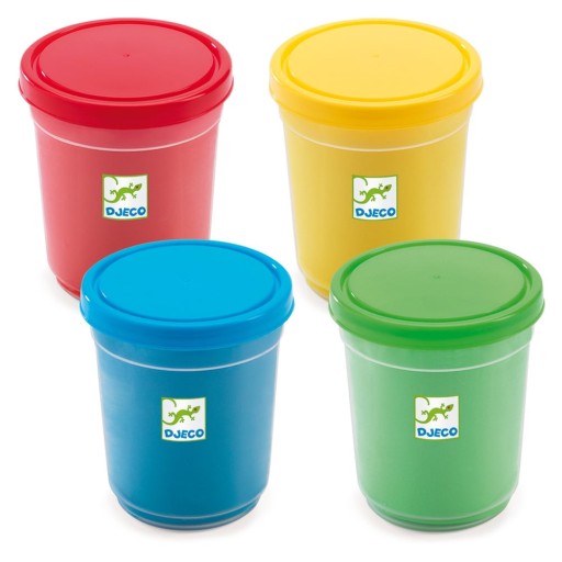 Set plastilină 4 culori Djeco, 560 g