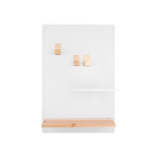 Avizier din metal PT LIVING Perky, 34,5 x 52,5 cm, alb