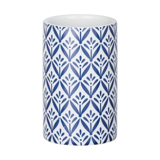 Suport din ceramică pentru periuțe Wenko Lorca, albastru