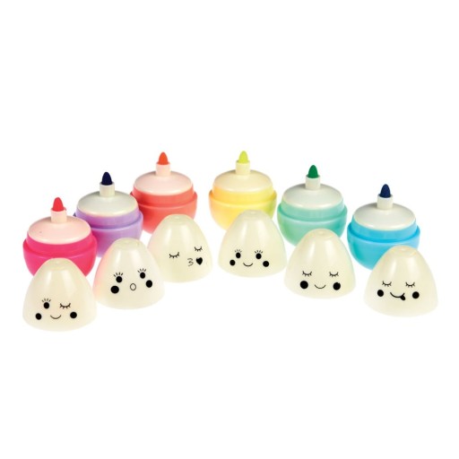 Set 6 pixuri în formă de ou Rex London Emoji Egg