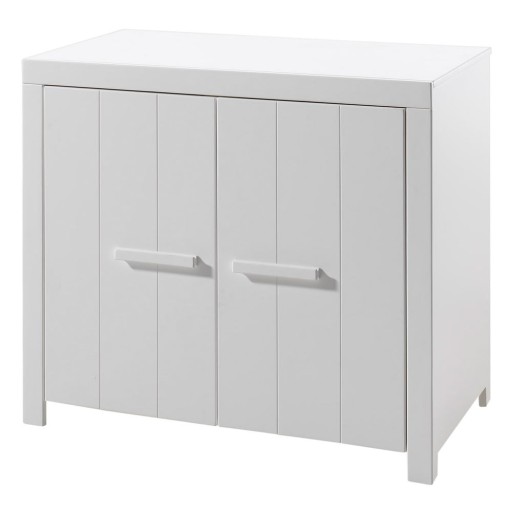 Dulap pentru copii alb din lemn masiv de pin 100x87 cm ERIK – Vipack