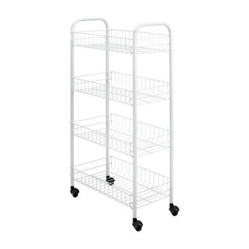 Raft mobil din metal alb 41x84 cm Pisa - Metaltex