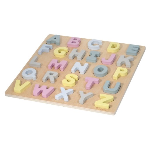 Puzzle (număr de piese 25) de inserat din lemn Hanna – Kindsgut