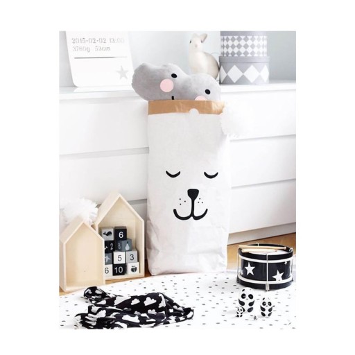 Coș de jucării pentru copii din hârtie – Mila Home
