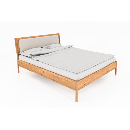Pat din lemn de stejar 90x200 cm Pola – The Beds