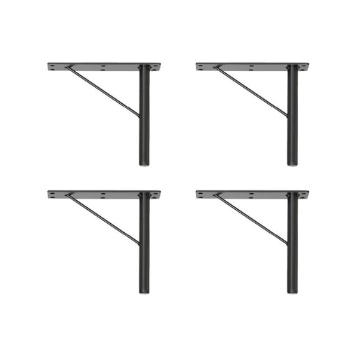 Picioare metalice negre de rezervă în set de 4 buc. Mistral & Edge by Hammel - Hammel Furniture