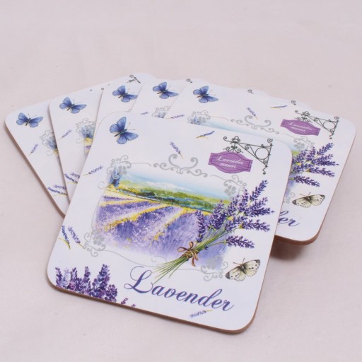Set 6 suporturi din plută pentru cană Dakls Levander