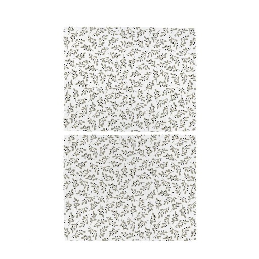 Suport pentru farfurii 2 buc. din material textil 35x45 cm cu model de Crăciun Mistletoe Kiss – Butter Kings