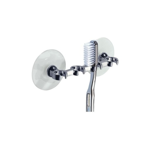 Suport cu ventuză pentru periuțele de dinți iDesign Suction Gia