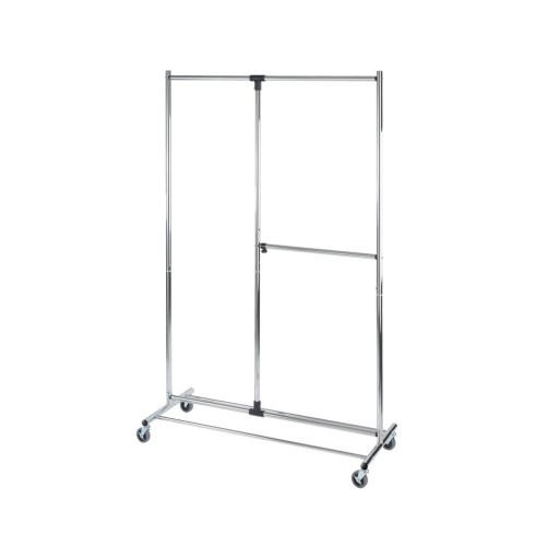 Suport de haine mobil telescopic din metal gri Profissimo - Wenko