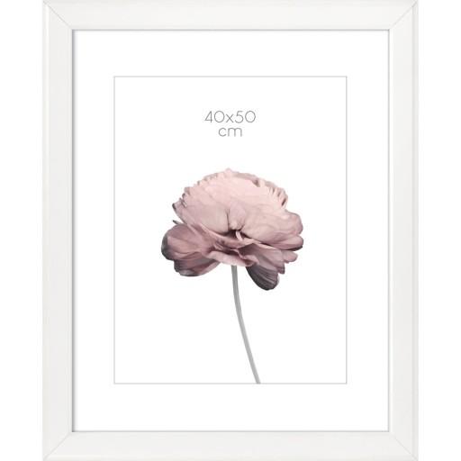 Ramă foto pentru fotografii Styler Malmo, 47 x 57 cm, alb