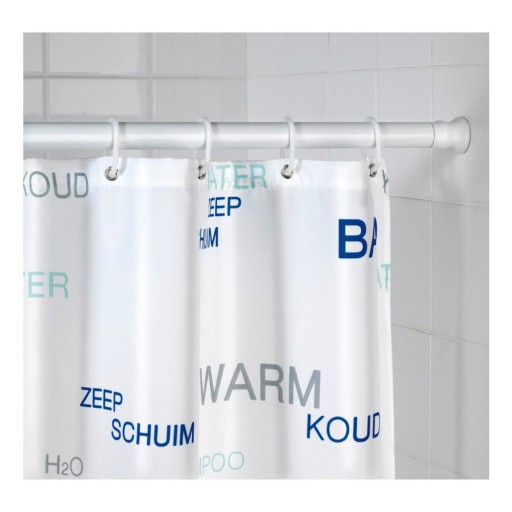 Bară pentru perdea de duș 110 - 245 cm albă – Wenko