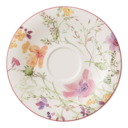 Farfurioară din porțelan Villeroy & Boch Mariefleur Tea, ⌀ 16 cm, motiv floral, multicolor