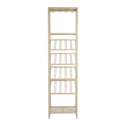 Dulap vinotecă bej număr sticle 20, 48x180 cm Cantor - Zuiver